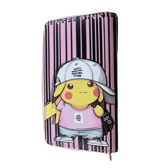 Cute Pokémon Pikachu Zippered Wallet,  Coin Holder , Money Case , New - Picture 4 of 4